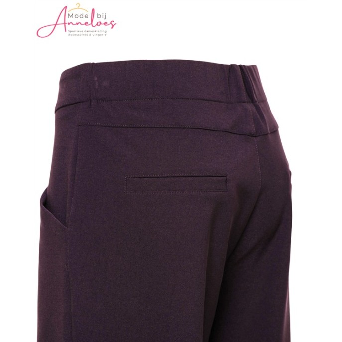 Andco Woman broek PA459 Pris heavy travel Plum